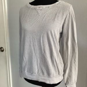 Michael Stars fishnet Sweatshirt, OS.